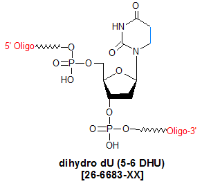 picture of dihydro dUracil (5-6 DHdU)